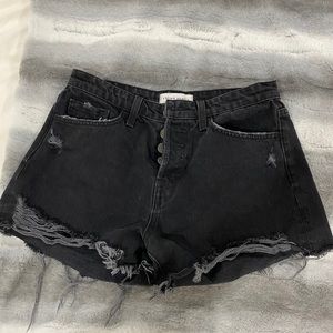 flying monkey jean shorts